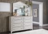 Farmhouse Reimagined Poster Bed 6 Piece Bedroom Set in Antique White Finish with Chestnut Tops by Liberty Furniture - 652-BR-QPSDMN - Image 5 of 0