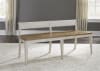 Farmhouse Reimagined 5 Piece Trestle Table Set in Antique White Finish with Chestnut Tops by Liberty Furniture - 652-DR-TRS - Image 5 of 0
