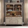 Farmhouse Reimagined 3 Piece Home Office Set in Antique White w/ Chestnut Top Finish by Liberty Furniture - LIB-652-HO-3DH - Image 3 of 0