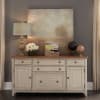 Farmhouse Reimagined Door Credenza in Antique White w/ Chestnut Top Finish by Liberty Furniture - LIB-652-HO120 - Image 1 of 0