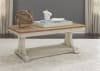 Farmhouse Reimagined Occasional Cocktail Table in Antique White Finish with Chestnut Tops by Liberty Furniture - 652-OT1010 - Image 2 of 0
