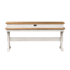 Farmhouse Reimaged Console Bar Table in Antique White w/ Chestnut Top Finish by Liberty Furniture - LIB-652-OT7636 - Image 5 of 0