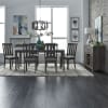 Tanners Creek 3672 Rectangular Leg Table Slat Back Chair 5 Piece Dining Set in Greystone Finish by Liberty Furniture - LIB-686-CD-5RLS - Image 2 of 0