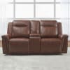 Avery Loveseat w/Console in Cognac Leather Finish by Liberty Furniture - LIB-7001CG-22P - Image 1 of 0
