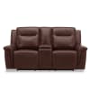 Avery Loveseat w/Console in Cognac Leather Finish by Liberty Furniture - LIB-7001CG-22P - Image 4 of 0