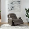 Bentley Recliner in Graphite Gray Leather Finish by Liberty Furniture - LIB-7003GY-12P - Image 2 of 0