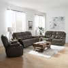 Bentley 2 Piece Sofa Set in Graphite Gray Leather Finish by Liberty Furniture - LIB-7003GY-UPH-SOLO - Image 2 of 0