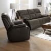 Bentley 2 Piece Sofa Set in Graphite Gray Leather Finish by Liberty Furniture - LIB-7003GY-UPH-SOLO - Image 3 of 0