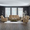 Carrington Triple Zero Gravity Power Recline Console Loveseat in York Sand Leather by Liberty Furniture - 7006SN-23P - Image 3 of 0