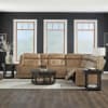 Carrington BUILD YOUR OWN Sectional in York Sand Leather Finish by Liberty Furniture - LIB-7006SN-UPH-SECTIONAL - Image 2 of 0