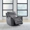 Cooper Triple Zero Gravity Power Reclining Sofa with Articulating Headrest in Blue Gray Leather by Liberty Furniture - 7007BG-33P - Image 5 of 0