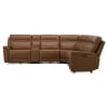 Cooper 6 Piece Sectional Sofa Set in Camel Leather Finish by Liberty Furniture - LIB-7007CM-UPH-6PCSEC - Image 4 of 0