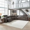 Deacon Dual Zero Gravity Power Recline 6 Piece Sectional in Boston Charcoal Leather by Liberty Furniture - 7014CC-UPH-6PCSEC - Image 2 of 0