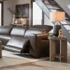 Deacon Dual Zero Gravity Power Recline 6 Piece Sectional in Boston Charcoal Leather by Liberty Furniture - 7014CC-UPH-6PCSEC - Image 4 of 0