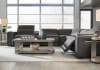 Deacon Dual Zero Gravity Power Recline 6 Piece Sectional in Boston Charcoal Leather by Liberty Furniture - 7014CC-UPH-6PCSEC - Image 5 of 0