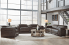 Deacon Dual Zero Gravity Power Recline 2 Piece Living Room Set in Boston Charcoal Leather by Liberty Furniture - 7014CC-UPH-SOLO - Image 1 of 0