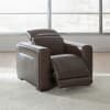 Deacon Dual Zero Gravity Power Recline 2 Piece Living Room Set in Boston Charcoal Leather by Liberty Furniture - 7014CC-UPH-SOLO - Image 5 of 0