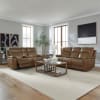 Collins Zero Gravity Triple Power Reclining Sofa in York Chestnut Leather by Liberty Furniture - 7016CN-33P - Image 2 of 0