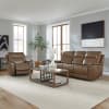 Collins Zero Gravity Triple Power Reclining Sofa in York Chestnut Leather by Liberty Furniture - 7016CN-33P - Image 4 of 0