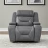 Chapman Zero Gravity Dual Power Recliner in Aline Blue Gray Leather by Liberty Furniture - 7019BG-12P - Image 1 of 0