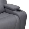 Chapman Zero Gravity Dual Power Reclining Console Loveseat in Aline Blue Gray Leather by Liberty Furniture - 7019BG-22P - Image 5 of 0