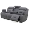 Chapman Zero Gravity Dual Power Reclining Sofa in Aline Blue Gray Leather by Liberty Furniture - 7019BG-32P - Image 3 of 0
