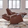 Caswell Zero Gravity Dual Power Reclining Console Loveseat in Nature Chestnut Leather by Liberty Furniture - 7020CN-22P - Image 3 of 0