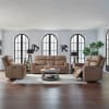 Camden 2 Piece Power Reclining Sofa Set in Aline Toast Leather by Liberty Furniture - LIB-7021TO-UPH-SOLO - Image 2 of 0