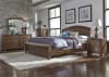 Avalon Panel Storage Bed 6 Piece Bedroom Set in Pebble Brown Finish by Liberty Furniture - 705-BR-QPBSDMN - Image 1 of 0