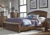 Avalon Panel Storage Bed 6 Piece Bedroom Set in Pebble Brown Finish by Liberty Furniture - 705-BR-QPBSDMN - Image 2 of 0