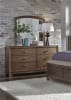 Avalon Panel Storage Bed 6 Piece Bedroom Set in Pebble Brown Finish by Liberty Furniture - 705-BR-QPBSDMN - Image 3 of 0