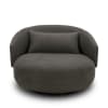 Haley Uph Swivel Cuddler Chair in Charcoal Finish by Liberty Furniture - LIB-708-ACH15-GY - Image 3 of 0