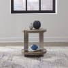 Harlow 3 Piece Round Cocktail Table Set in Sandstone and Satin Nickel Finish by Liberty Furniture - LIB-754-OT-3PCS - Image 2 of 0