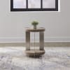 Harlow 3 Piece Oval Cocktail Table Set in Sandstone and Satin Nickel Finish by Liberty Furniture - LIB-754-OT-O3PCS - Image 3 of 0