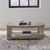 Harlow Oval Cocktail Table in Sandstone and Satin Nickel Finish by Liberty Furniture - LIB-754-OT1011 - Image 1 of 0