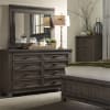 Thornwood Hills Bookcase Bed 6 Piece Bedroom Set in Rock Beaten Gray Finish by Liberty Furniture - 759-BR-QBBDMN - Image 3 of 0