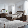 Avalon Upholstered Storage Bed in Coffee Bean Finish by Liberty Furniture - 805B-BR-QUS - Image 2 of 0
