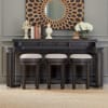 Weston 4 Piece Console Bar Table Set in Peppercorn Finish by Liberty Furniture - LIB-811-OT-4PCS - Image 1 of 0