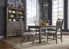 Artisan Prairie Rectangular Leg Table 5 Piece Dining Set in Wirebrushed Aged Oak Finish by Liberty Furniture - 823-DR-O5RLS - Image 2 of 0