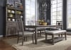 Artisan Prairie Rectangular Leg Table 5 Piece Dining Set in Wirebrushed Aged Oak Finish by Liberty Furniture - 823-DR-O5RLS - Image 3 of 0