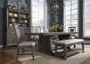 Artisan Prairie Trestle Table 5 Piece Dining Set in Wirebrushed Aged Oak Finish by Liberty Furniture - 823-DR-O5TRS - Image 4 of 0