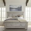 Heartland Tallgrass Panel Bed in Antique White Finish with Tobacco Tops by Liberty Furniture - 824-BR-QPB - Image 1 of 0