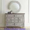 Heartland Tallgrass Panel Bed in Antique White Finish with Tobacco Tops by Liberty Furniture - 824-BR-QPB - Image 4 of 0