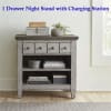 Heartland Tallgrass Panel Bed in Antique White Finish with Tobacco Tops by Liberty Furniture - 824-BR-QPB - Image 5 of 0