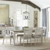 Heartland Rectangular Leg Table Ladder Back Chair 7 Piece Dining Set in Antique White Finish with Tobacco Tops by Liberty Furniture - LIB-824-DR-7RLS - Image 1 of 0