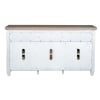 Heartland 56 Inch Tile TV Console in Antique White w/ Tobacco Top Finish by Liberty Furniture - LIB-824-TV56T - Image 4 of 0