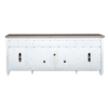 Heartland 76 Inch Tile TV Console in Antique White w/ Tobacco Top Finish by Liberty Furniture - LIB-824-TV76T - Image 4 of 0