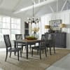 Harvest Home Rectangular Leg Table 7 Piece Dining Set in Chalkboard Finish by Liberty Furniture - LIB-879-DR-7RLS - Image 1 of 0