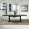 Harvest Home Trestle Table 7 Piece Dining Set in Chalkboard Finish by Liberty Furniture - LIB-879-DR-7TRS - Image 2 of 0