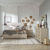 Belmar Upholstered Bed 6 Piece Bedroom Set in Washed Taupe and Silver Champagne Finish by Liberty Furniture - 902-BR-QUBDMN - Image 2 of 0